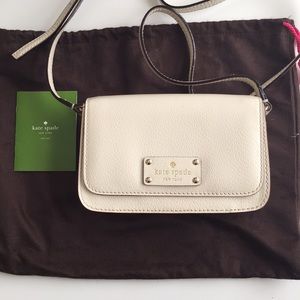 Kate Spade Small Fynn Crossbody Bag in Porcelain